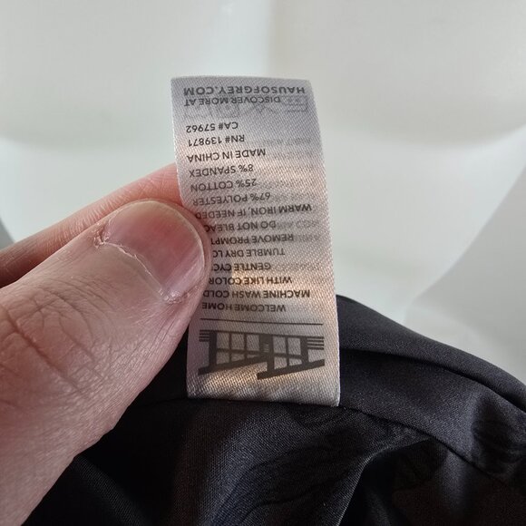 Matte Grey Jacket Mens Large Grey House of Grey Golf Casual Full Zip Hook Loop - Picture 11 of 12